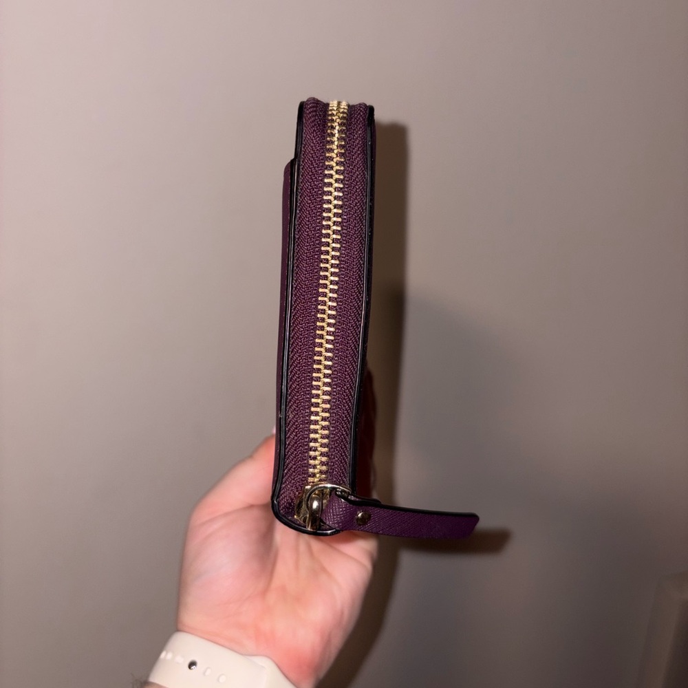Kate Spade Burgundy Neda Laurel Wallet - Picture 4 of 7